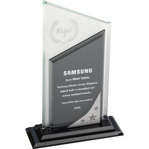 Kristal Plaket ( 15 x 25 cm )