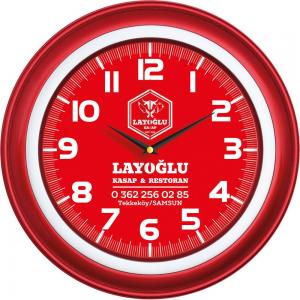 Plastik Duvar Saati ( Ø 40 cm )