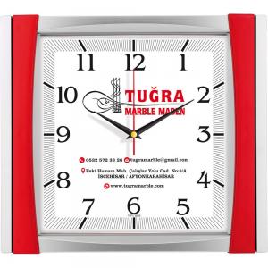 Plastik Duvar Saati ( 32,5 x 36,5 cm )